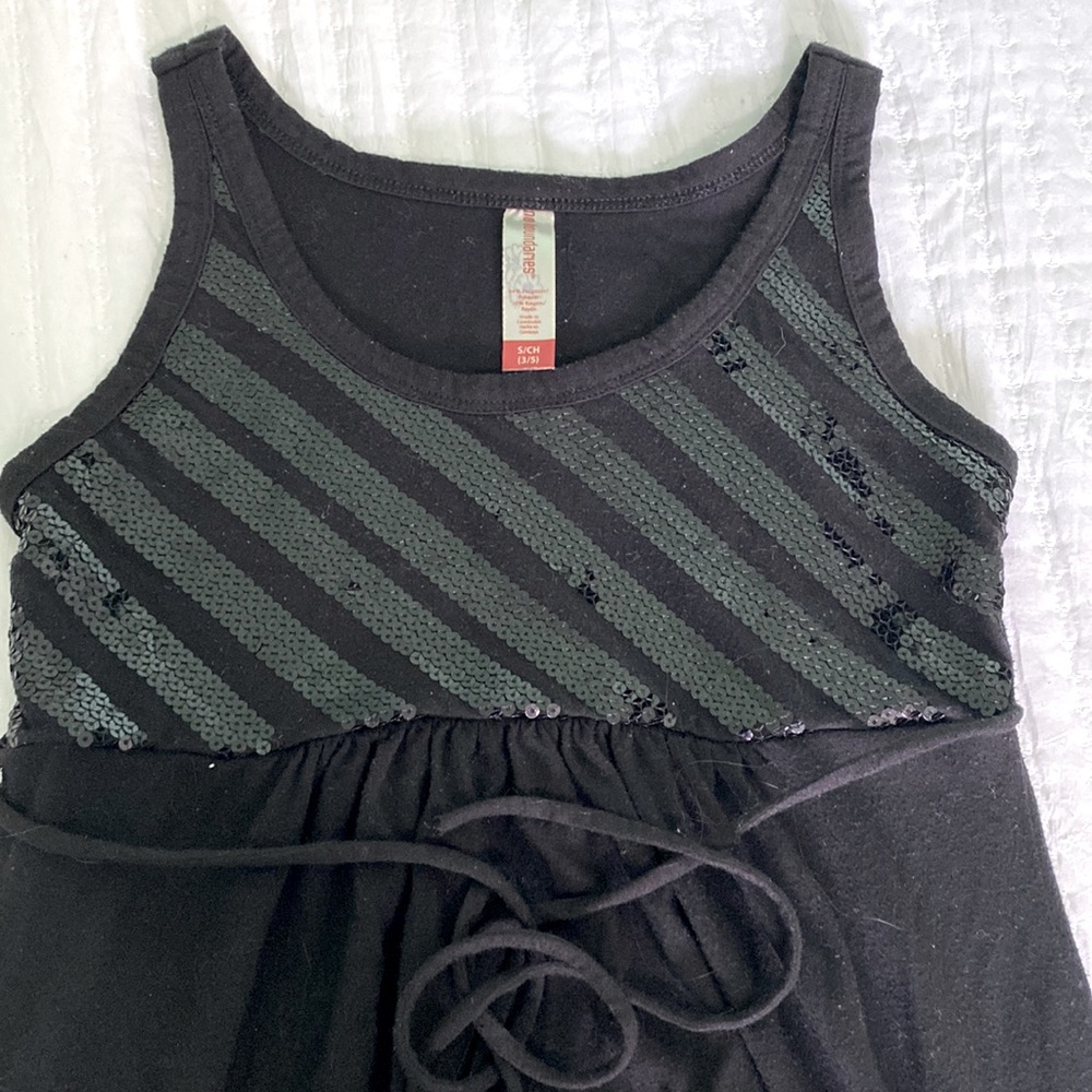 Black No Boundaries Sequins Dress Size S 3/5